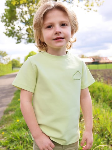 Donder Shirt 'Heavy Tee Essential Canary Yellow' in Green