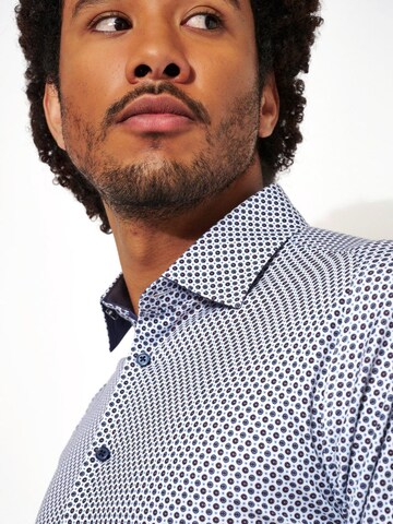 DESOTO Slim fit Button Up Shirt in Blue