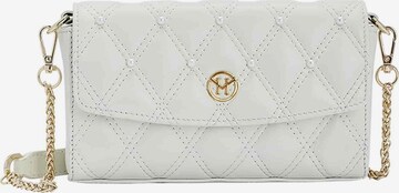 Borsa a tracolla ' Pearl quilted ' di Victoria Hyde in bianco: frontale