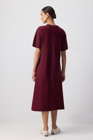 Robe Touche Prive en rouge