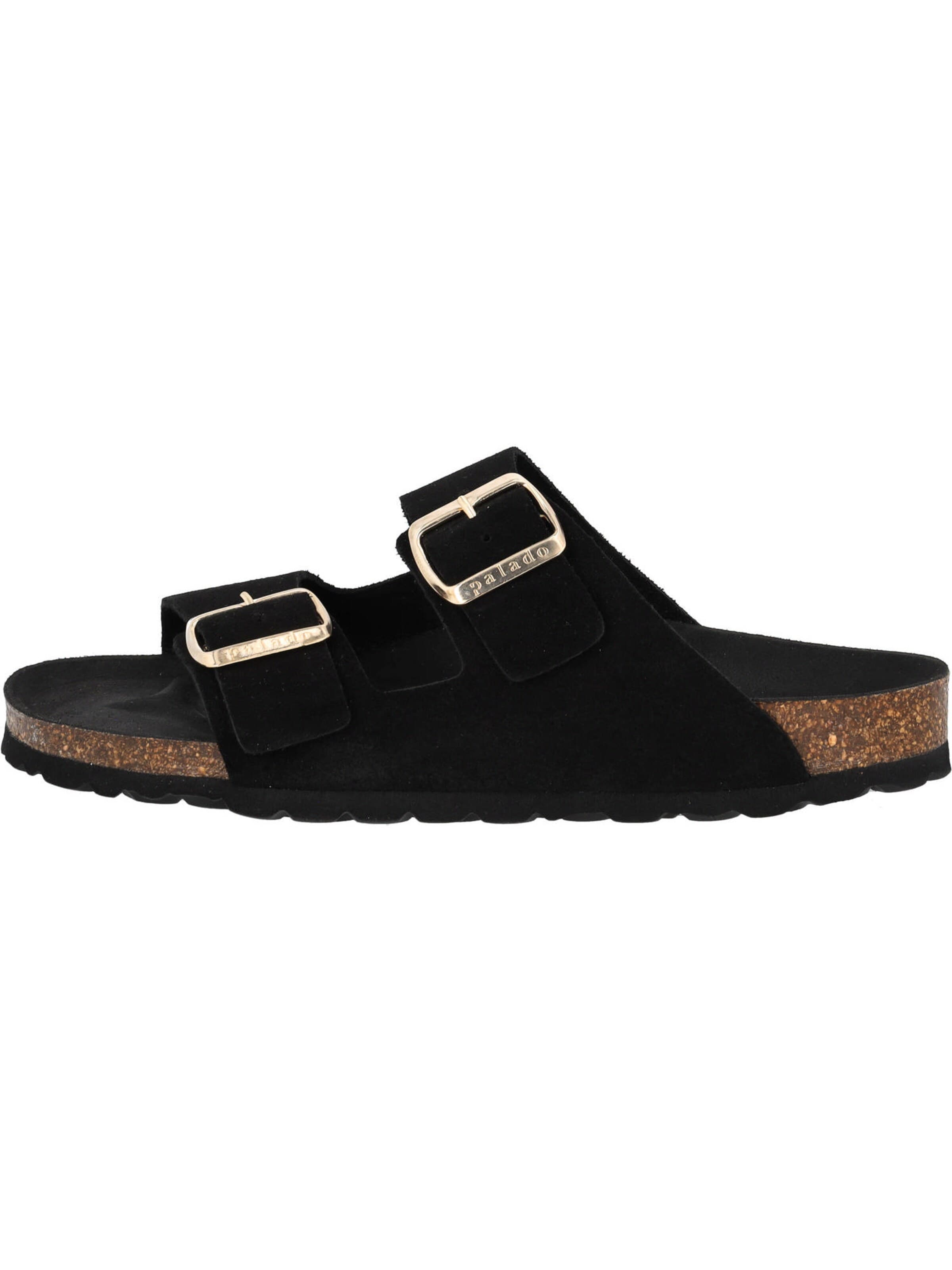Palado Pantolette 'Palado Korfu Mono'‌‌‌‌ in Schwarz