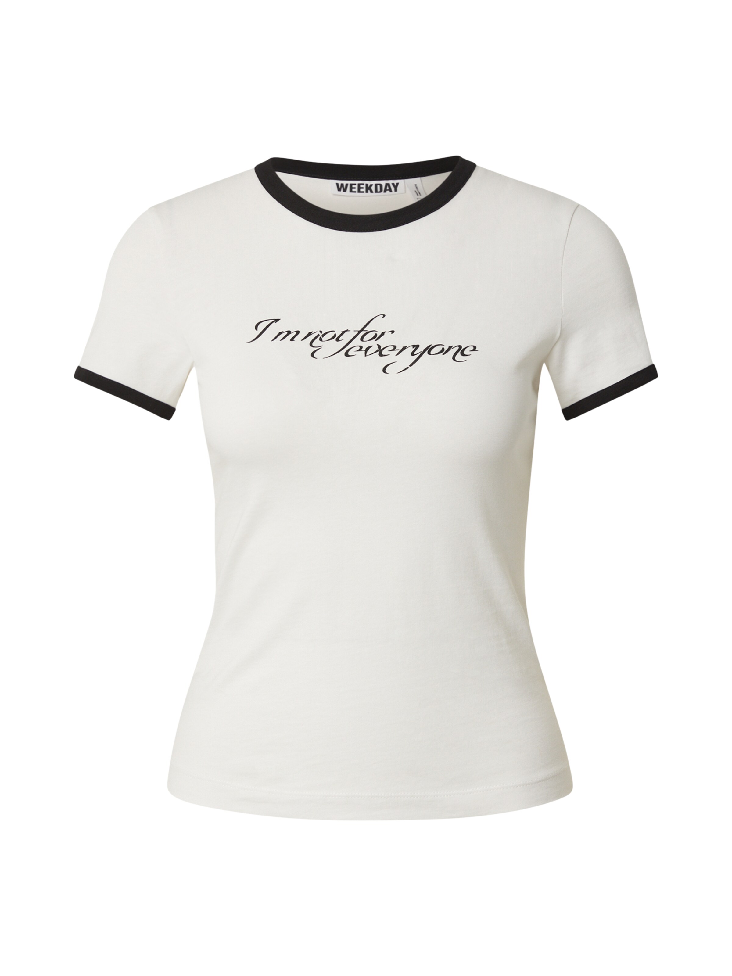 WEEKDAY Shirt 'Flora' in White: front