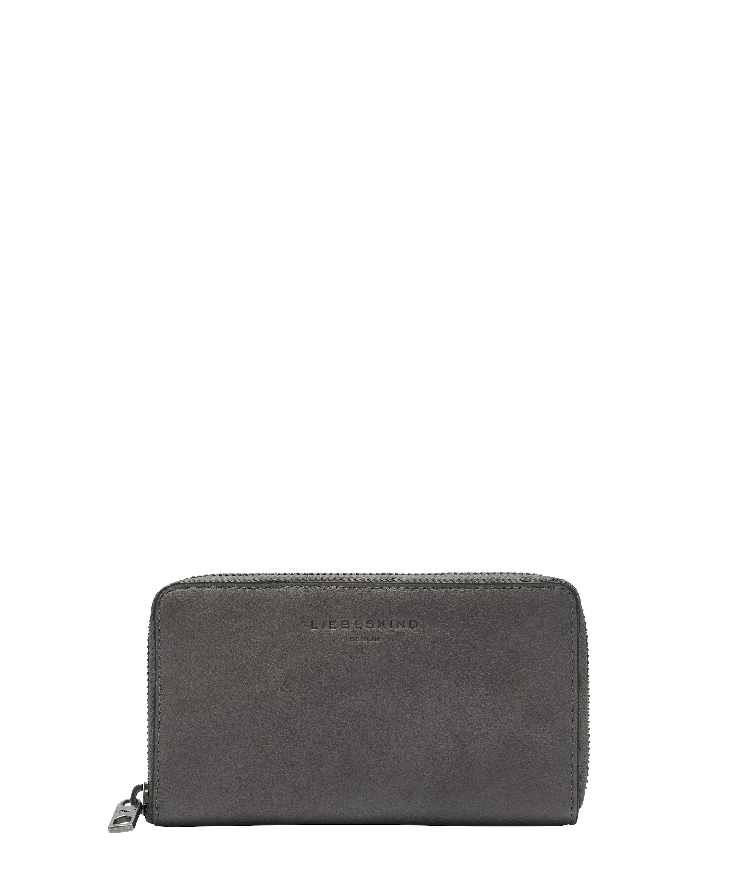 Liebeskind Berlin Portemonnee in Grijs: voorkant