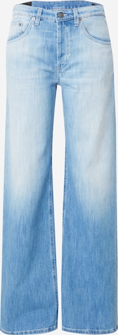 Wide leg Jeans 'Jacklyn' de la Dondup pe albastru: față