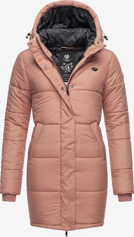 Ragwear Vinterfrakke 'Relive' i pink: forside