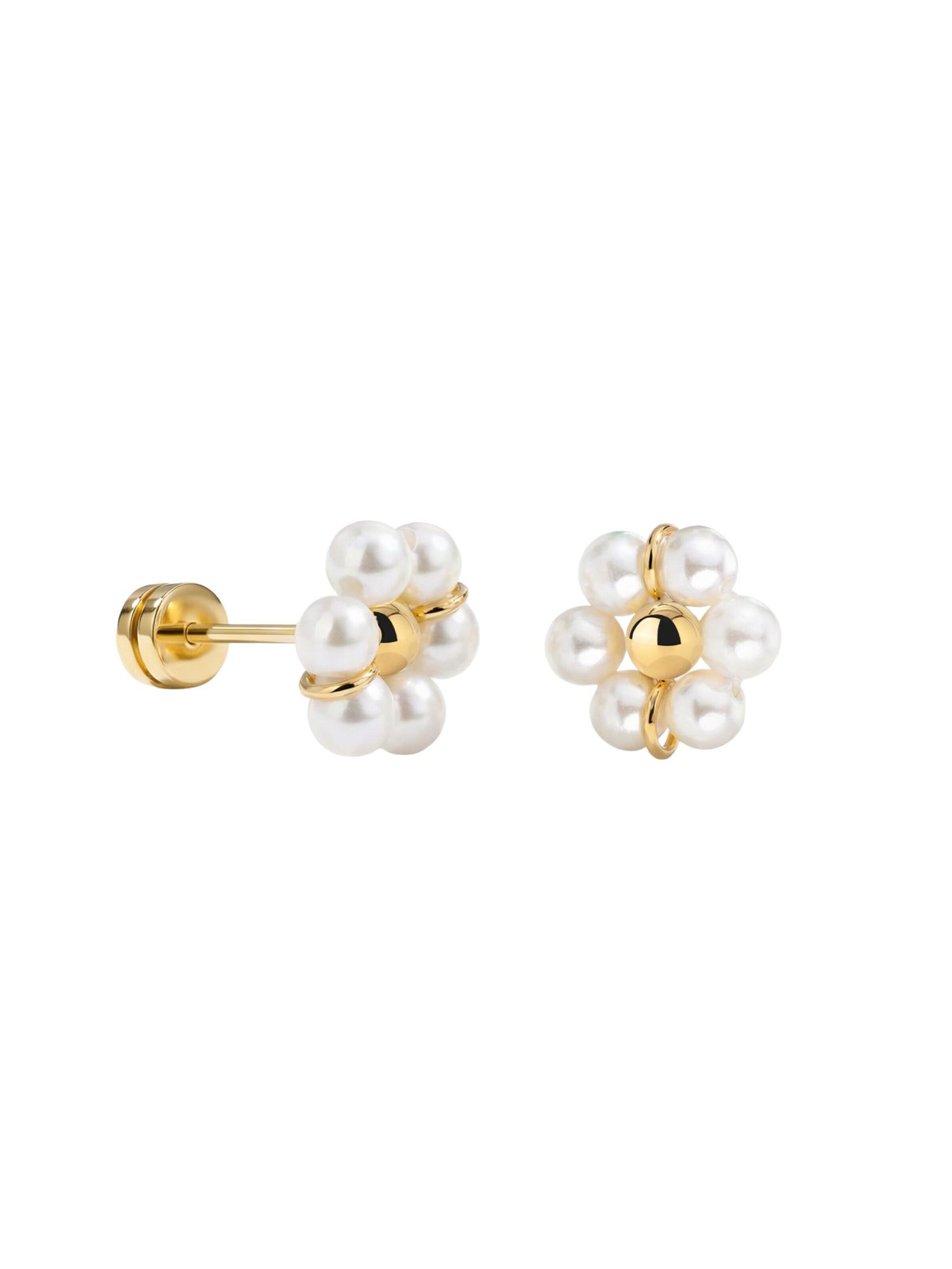 Luamaya Earrings 'Daisy Studs' in Gold: front