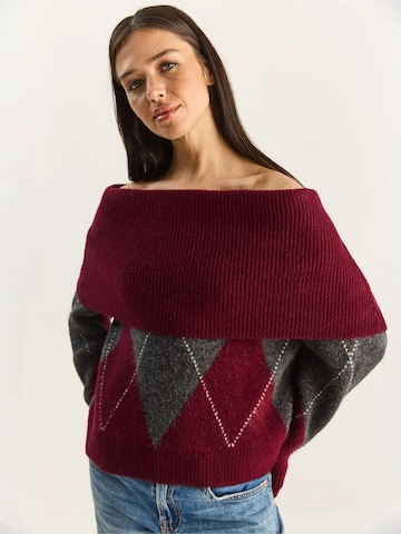 Pull-over Bianco Lucci en rouge