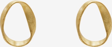 Boucles d'oreilles 'Manon' Heideman en or : devant
