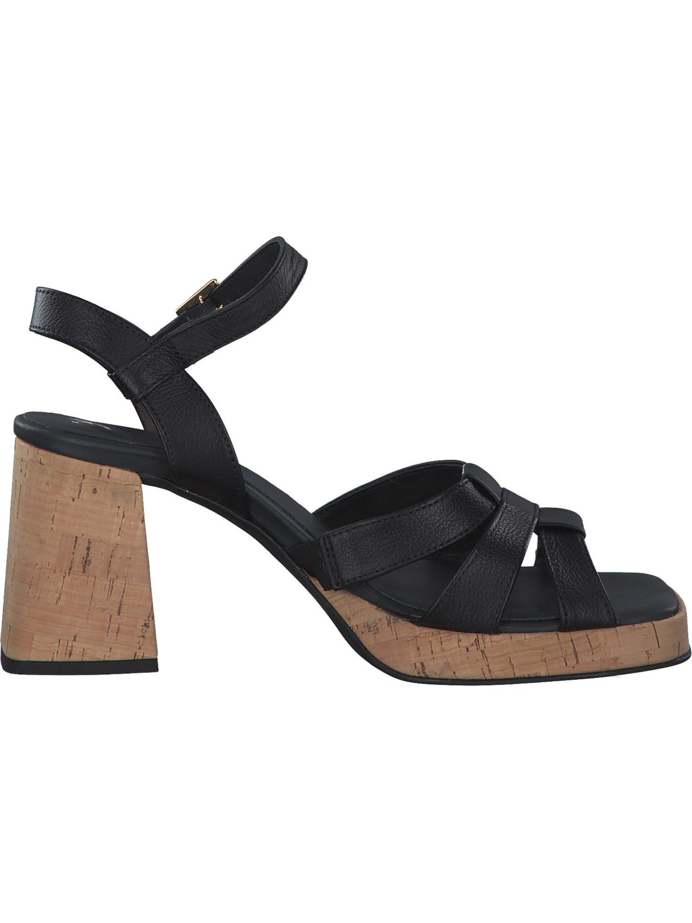 Paul Green Sandalen met riem in Zwart