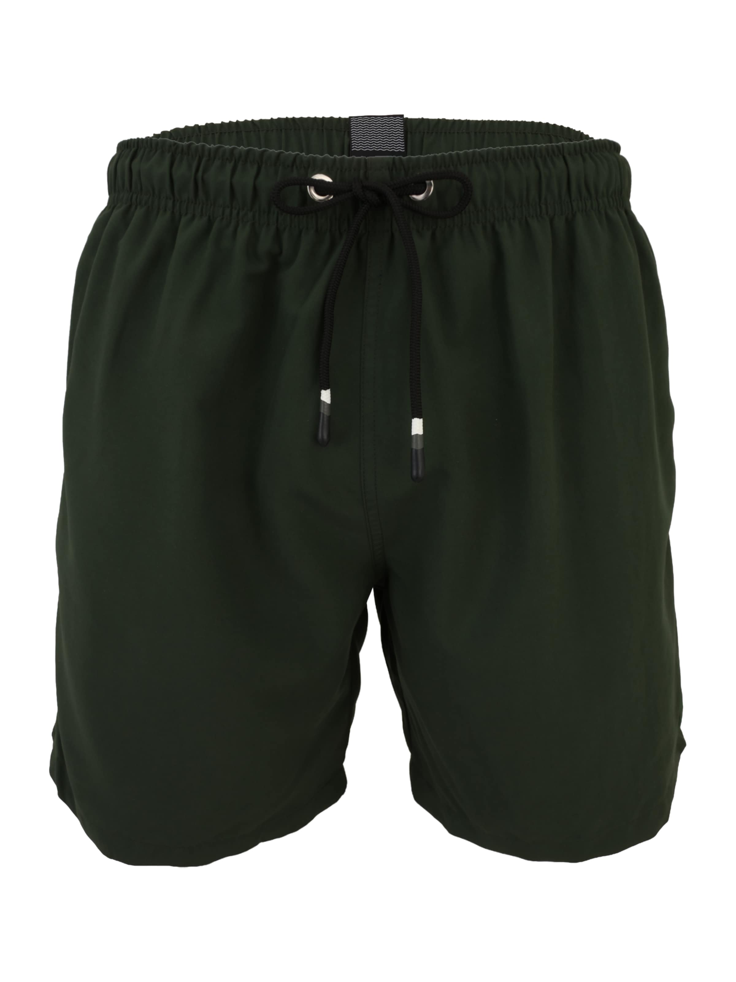 Shorts de bain CECEBA en vert : devant