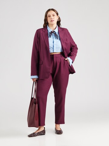 ONLY Carmakoma Regular Pants 'CARHATTIE' in Purple
