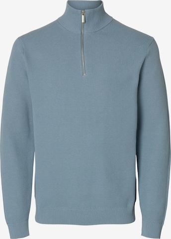 SELECTED Pullover 'SLHDANE' in Blau: Vorderseite