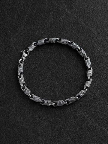 REYTEL - Pulsera 'KRAFTVOLL' en plata: frente