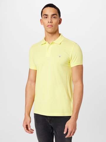 GANT Tričko – žlutá: přední strana