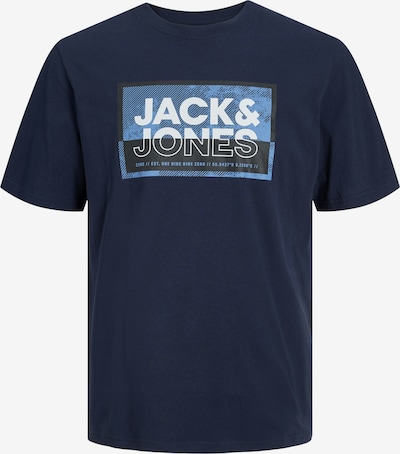 JACK & JONES Majica 'LOGAN' | svetlo modra / temno modra / črna / bela barva, Prikaz izdelka
