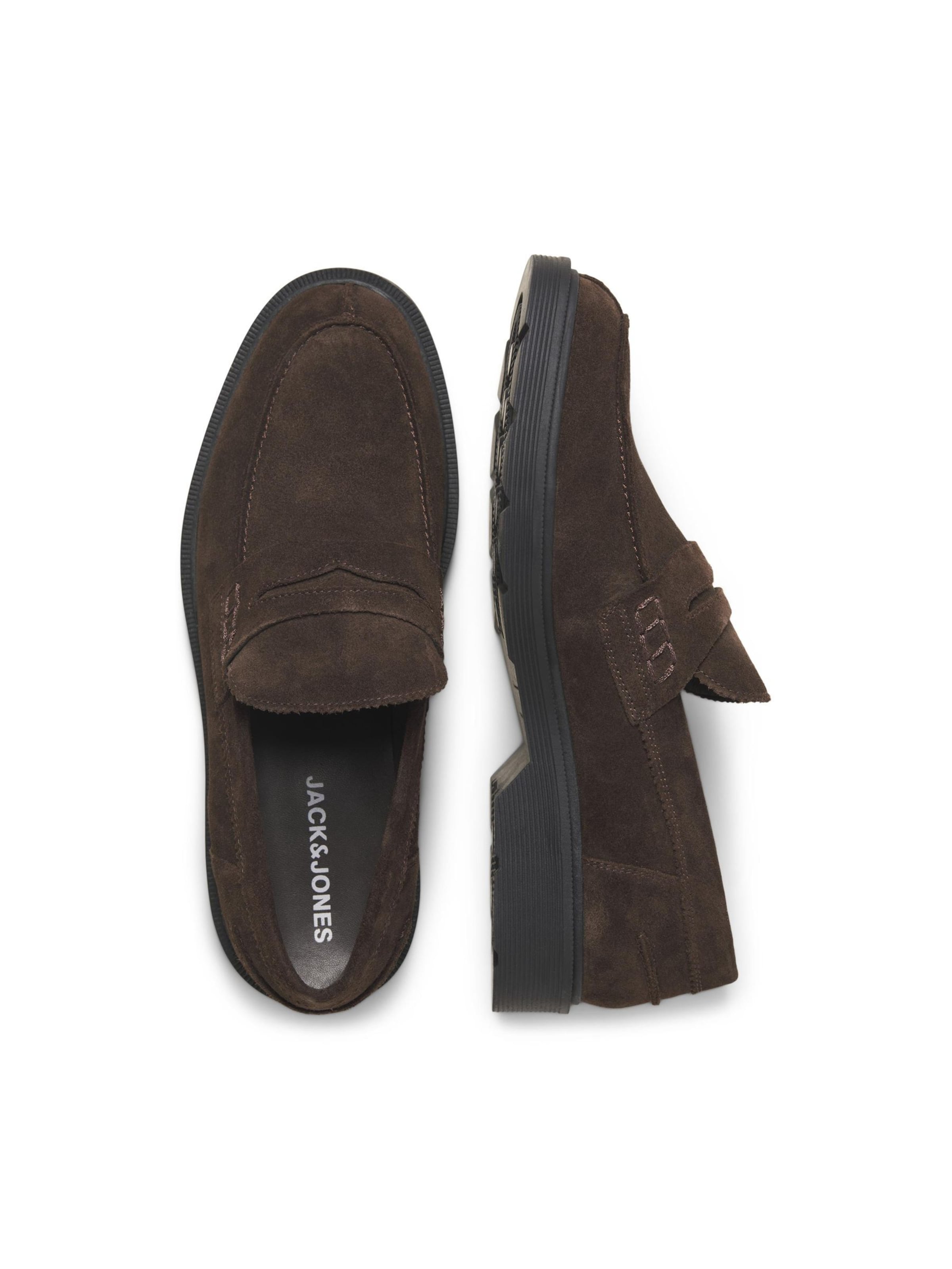 JACK & JONES Slipper i brun