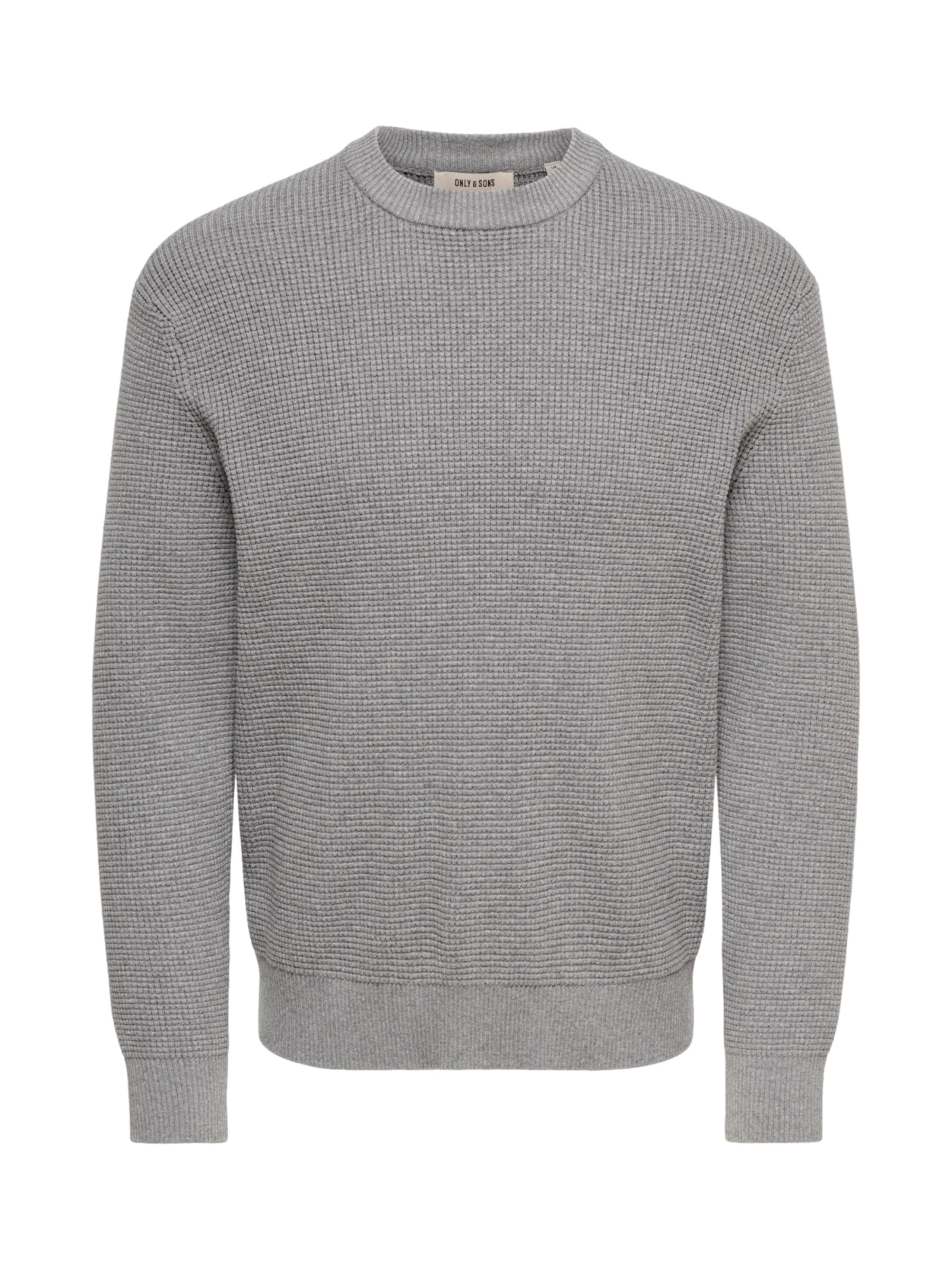 Pullover 'Marius' in L Only & Sons di colore grigio chiaro, Visualizzazione prodotti