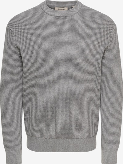 Pullover 'Marius' in L Only & Sons di colore grigio chiaro, Visualizzazione prodotti