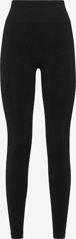 Plein Sport - Skinny Pantalón deportivo en negro: frente