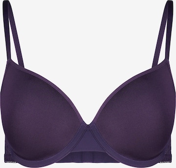 Skiny T-shirt Bra in Purple: front