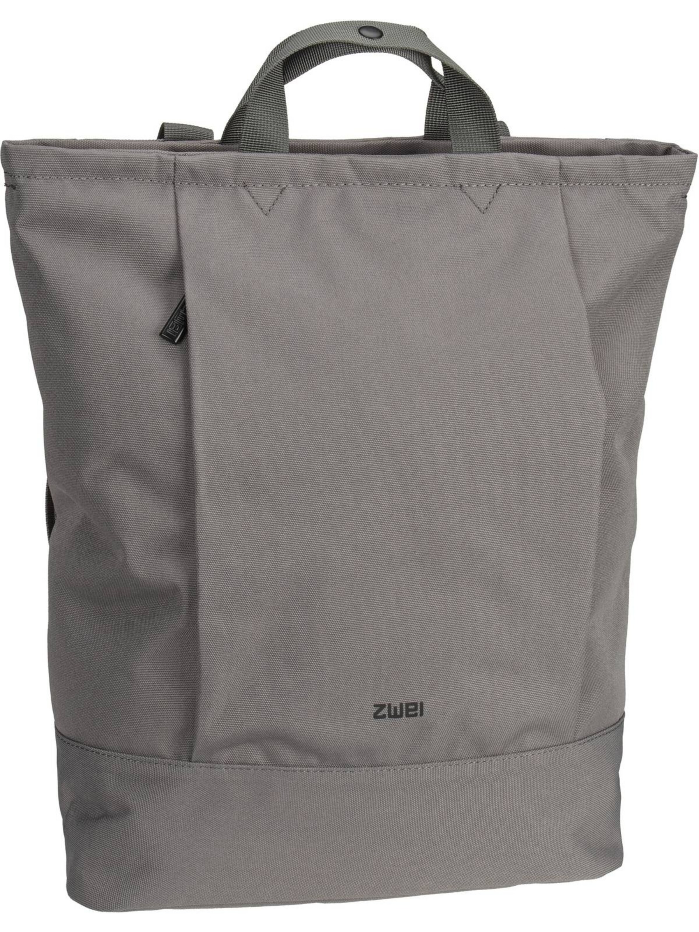 ZWEI Rucksack 'Benno' in Grau: Vorderseite