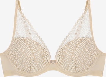 TRIUMPH T-Shirt BH 'Aura Spotlight' in Weiß: Vorderseite