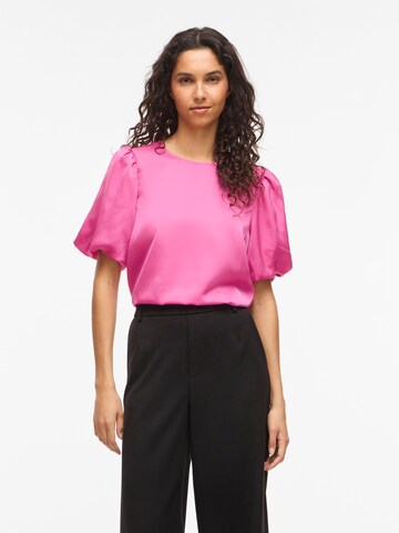 VILABluza 'VIELLETTE' - roza boja: prednji dio