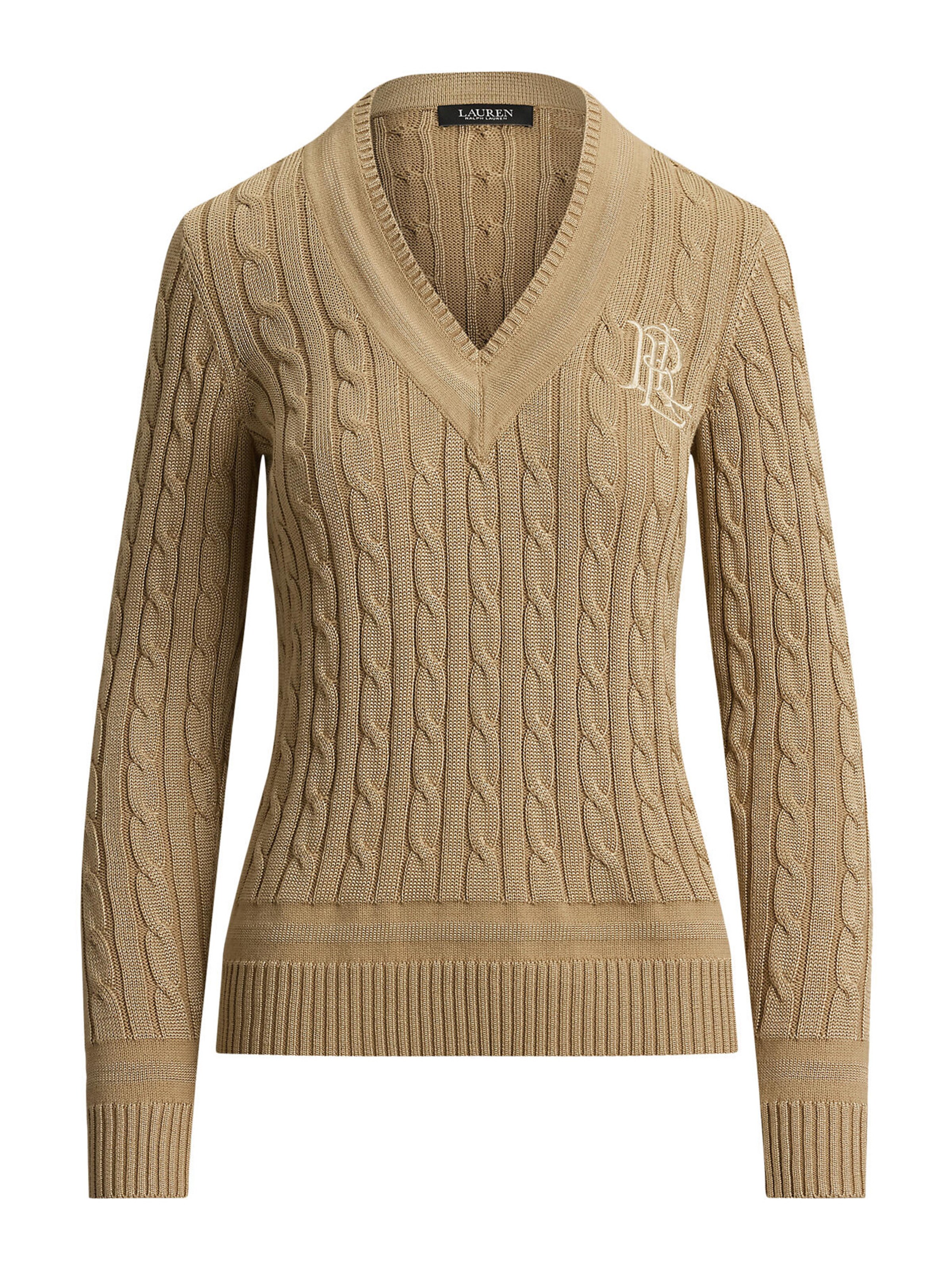 Lauren Ralph Lauren Pullover 'MEREN' in Beige: Vorderseite