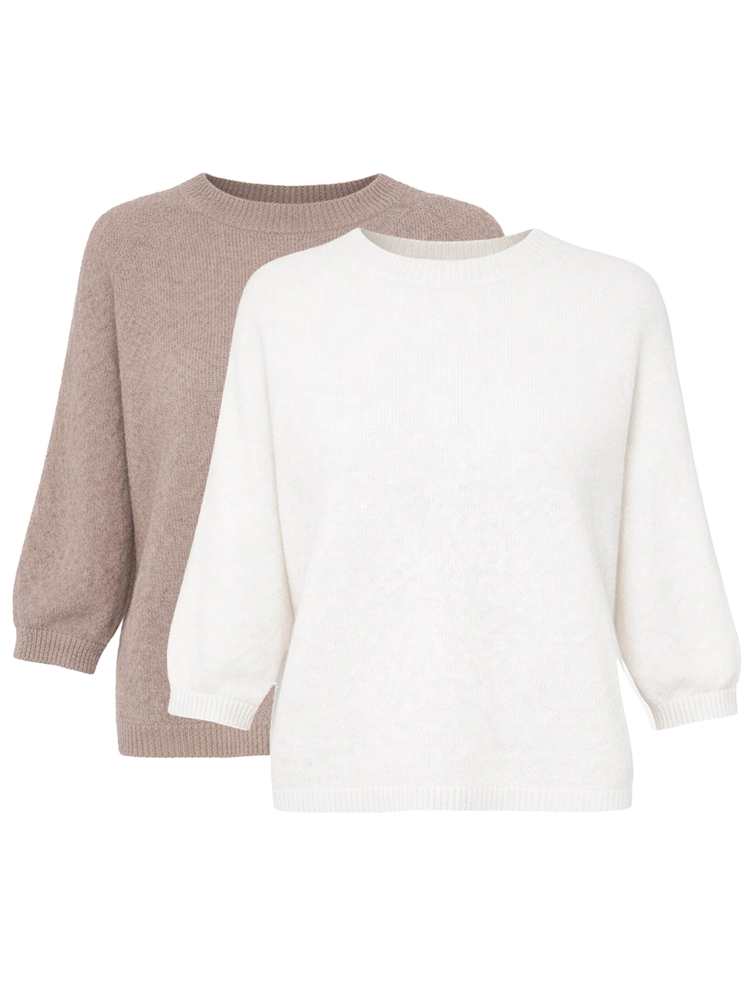 SASSYCLASSY Knitted top in Mixed colours: front