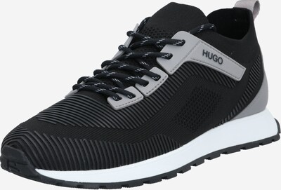 HUGO Baskets basses 'Icelin' en gris clair / noir, Vue avec produit