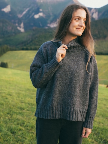 KOPYTO Oversizepullover 'TAJRA' in Grau