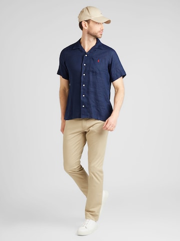 Polo Ralph Lauren - Regular Fit Camisa 'CLADY' em azul