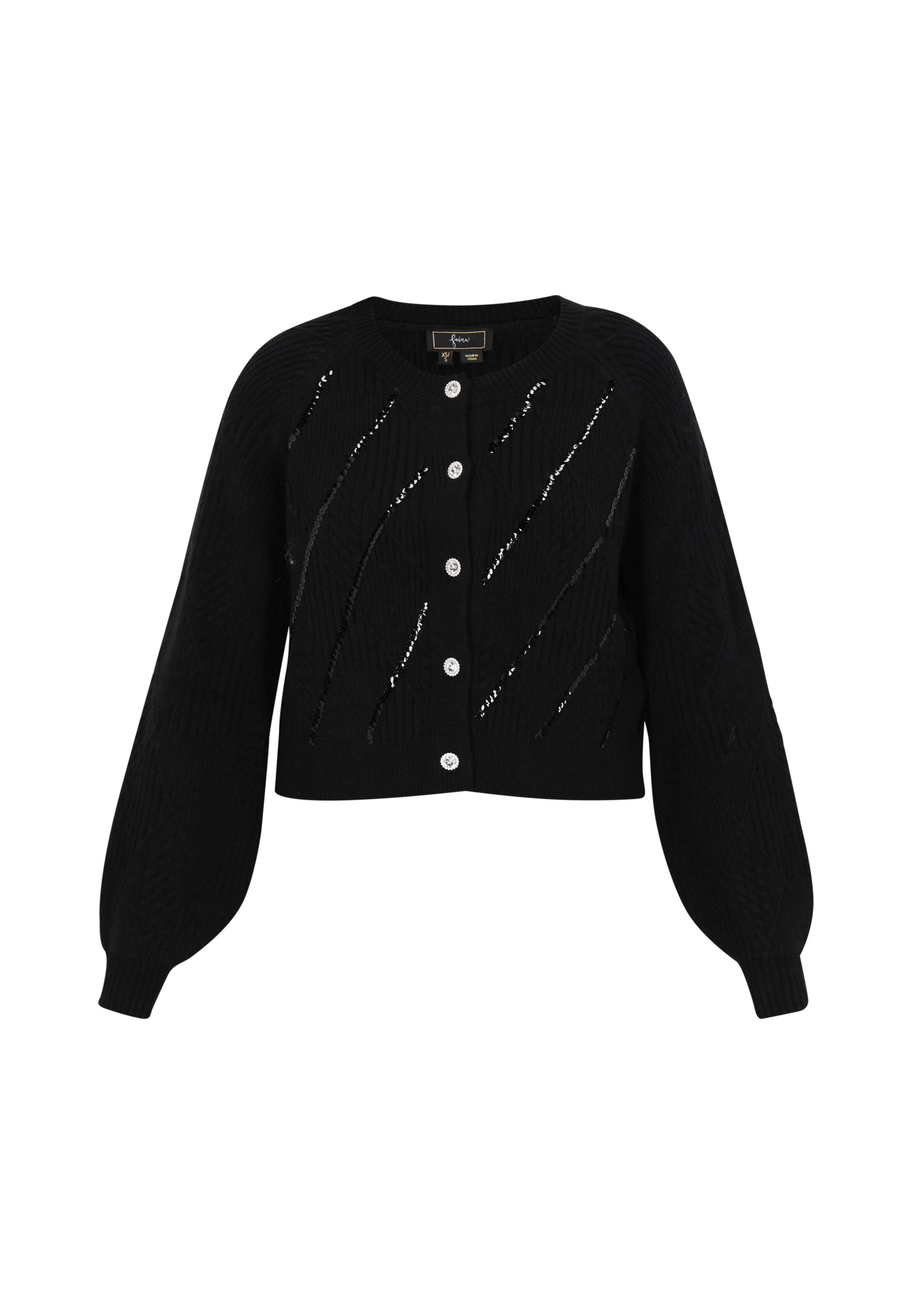 faina Kampsun, värv must: eest vaates