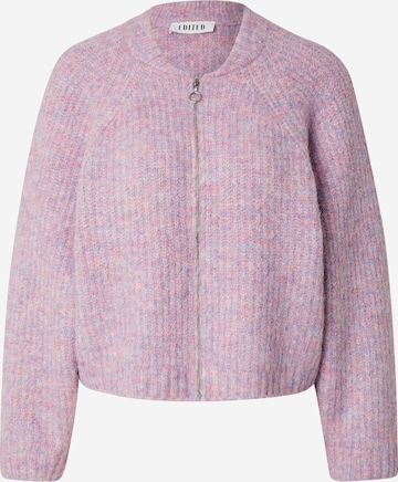 Cardigan 'Rani' EDITED en violet : devant
