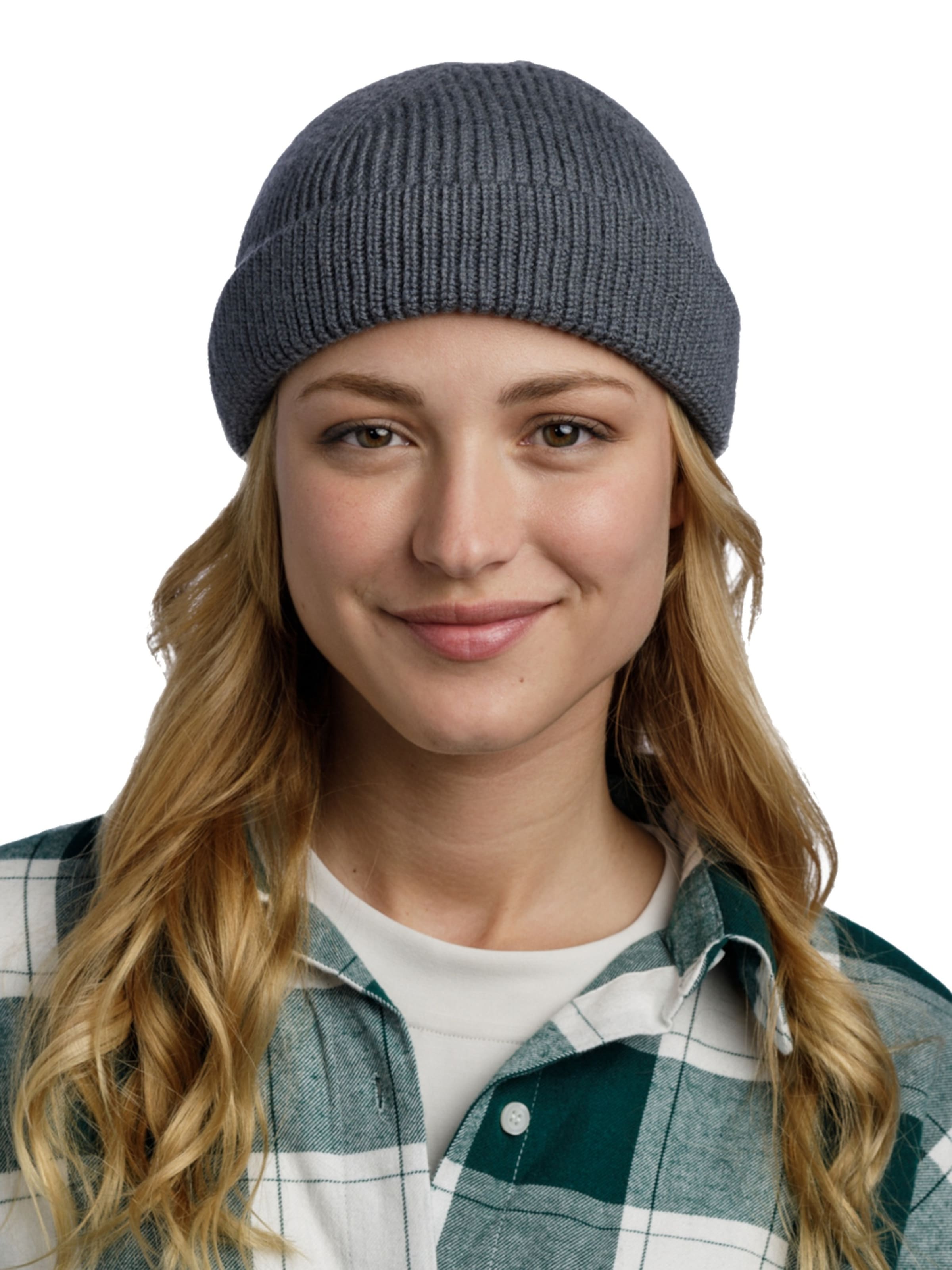 BUFF Muts 'Buff Ervin Merino Hat Beanie' in Grijs: voorkant