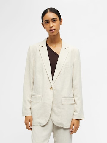 Blazer OBJECT en blanc : devant