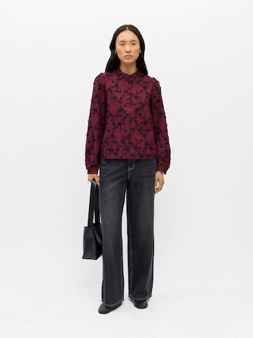 Camicia da donna 'OBJKarli' di OBJECT in rosso