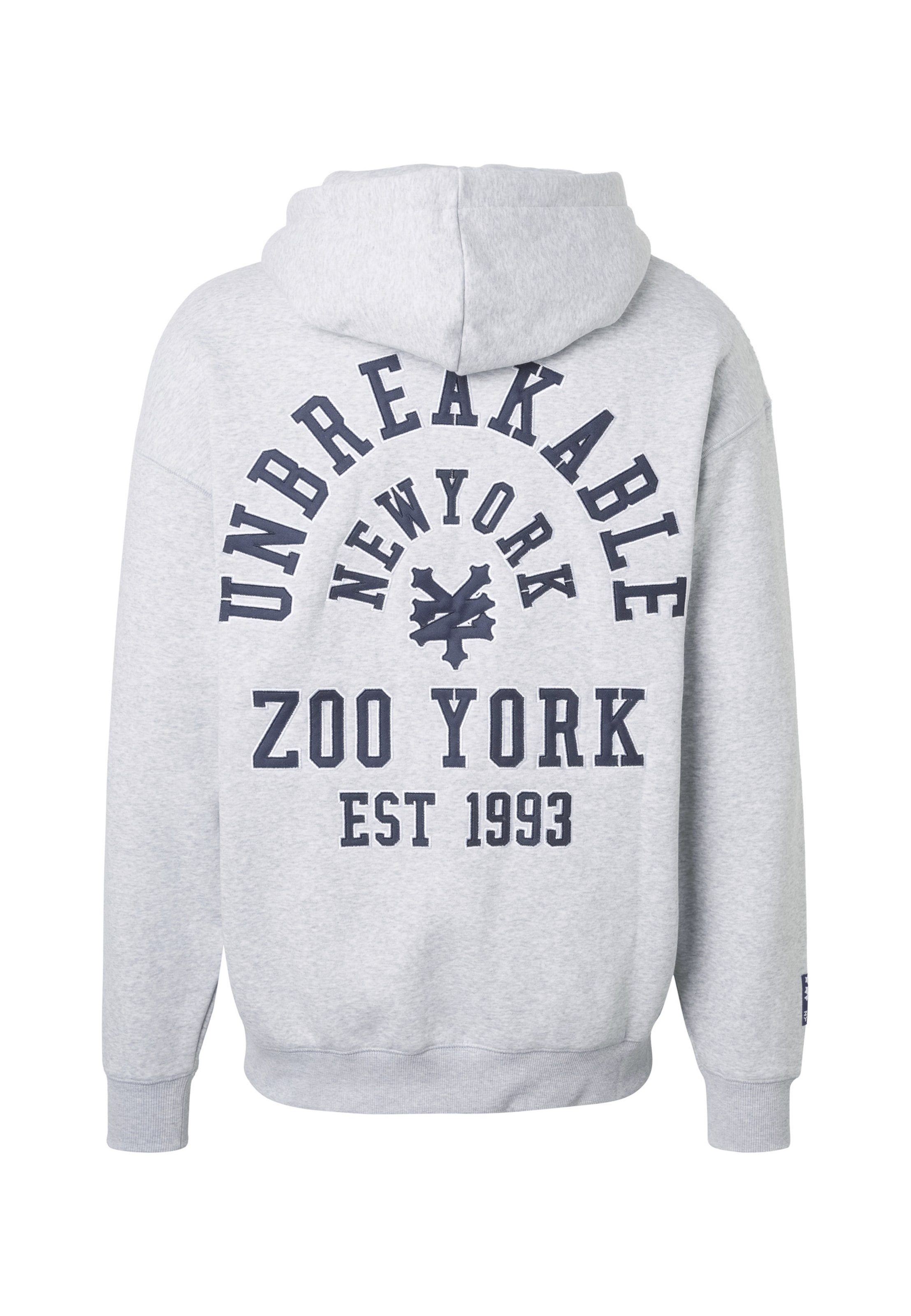 ZOO YORK Mikina 'Unbreakable' – šedá