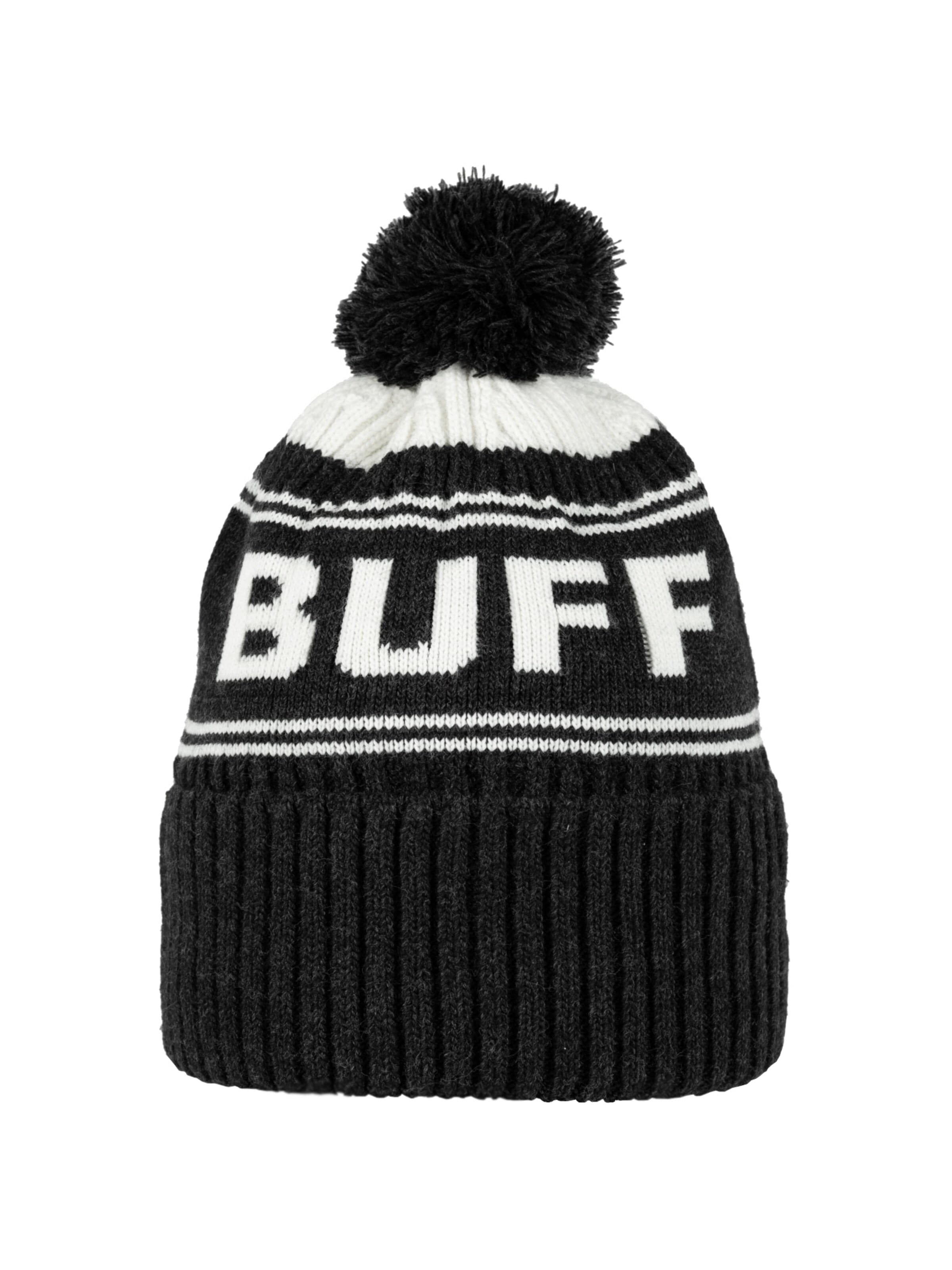 Bonnet BUFF en noir : devant