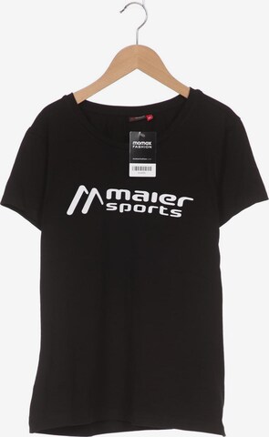Maier Sports Top & Shirt in XL in Black: front