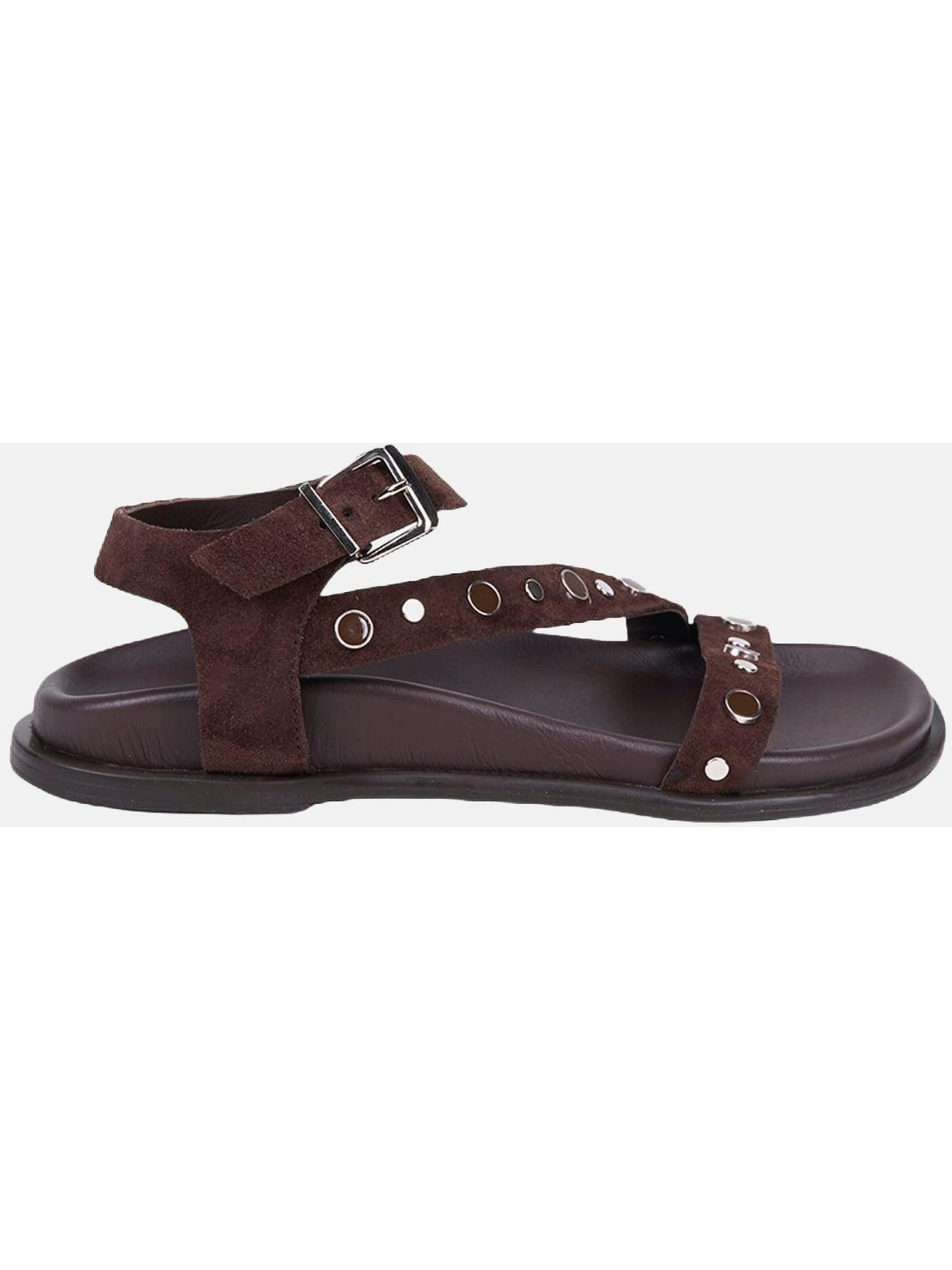 Desa Sandals in Brown: front