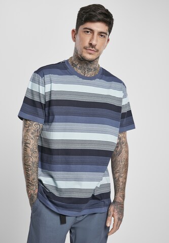 Coupe regular T-Shirt Urban Classics en bleu : devant