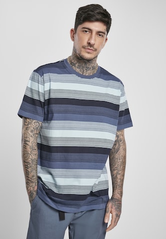 Coupe regular T-Shirt Urban Classics en bleu : devant