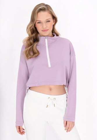myMo ATHLSR Свитшот 'Fashion Look' в Лиловый: спереди