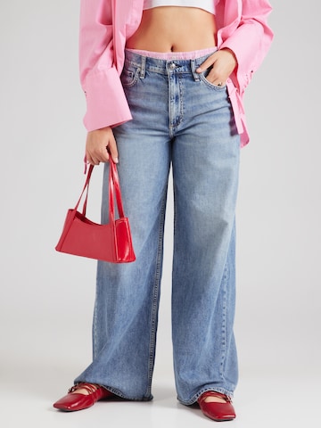 rag & bone Wide leg Jeans 'SOFIE' in Blue: front