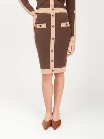 Influencer Rock in Braun: Vorderseite