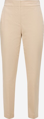 s.Oliver BLACK LABEL - Tapered Pantalón de pinzas en beige: frente