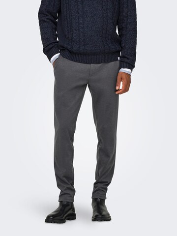 Only & Sons Slimfit Chino 'ONSMark' in Blauw: voorkant