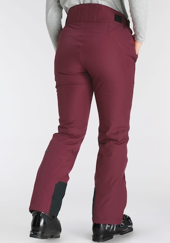 Maier Sports Regular Outdoor Pants in Red