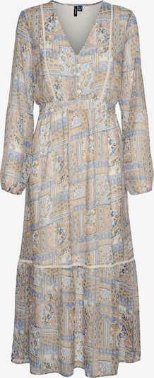 Suknelė 'VMLISA LULU' iš VERO MODA, spalva – smėlio spalva / smėlio / mėlyna / juoda, Prekių apžvalga